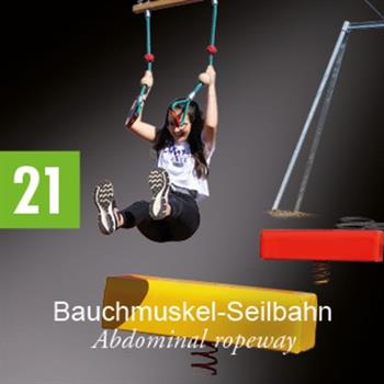 Station 21 - Bauchmuskel-Seilbahn